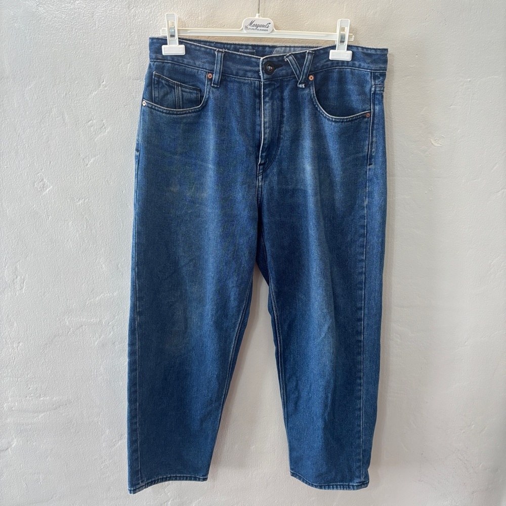 Volcom x Noa Deane Entertainment Denim Jeans 34x26 Cropped Loose Fit